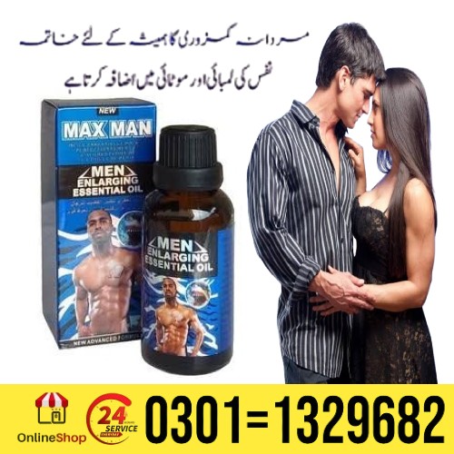 Product Name Maxman Enlarging Oil in Pakistan   Product Made in:Germany  Shipping:2 - 3 Business Day