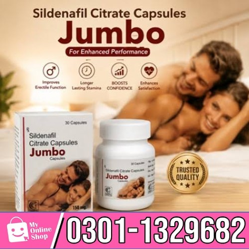 Buy Jumbo Timing Capsule 150mg Sildenafil citrate At Starting Price Of Rs 2000 PKR - Available In La