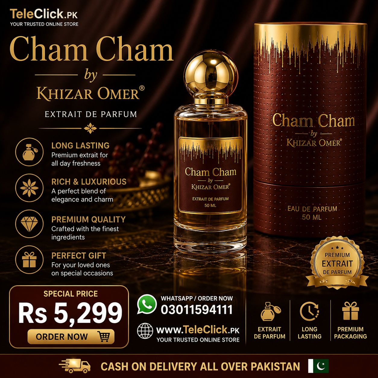 Cham Cham by Khizar Omer In Pakistan – Buy Online from TeleClick.PK