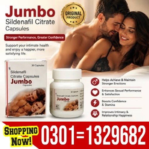 Buy Jumbo Timing Capsule 150mg Sildenafil citrate At Starting Price Of Rs 2000 PKR -