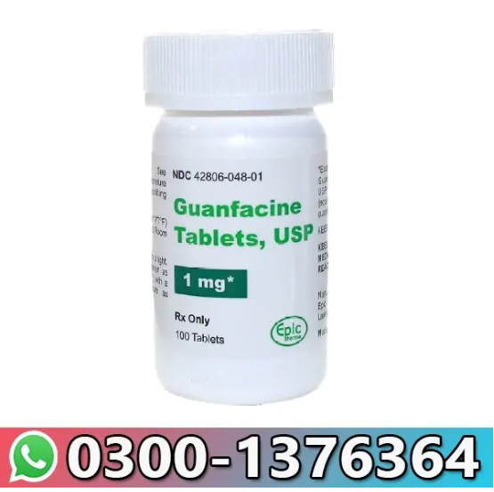 Guanfacine Tablets Price in Lahore | ADHD & Blood Pressure Medicine and regulate blood pressure.
