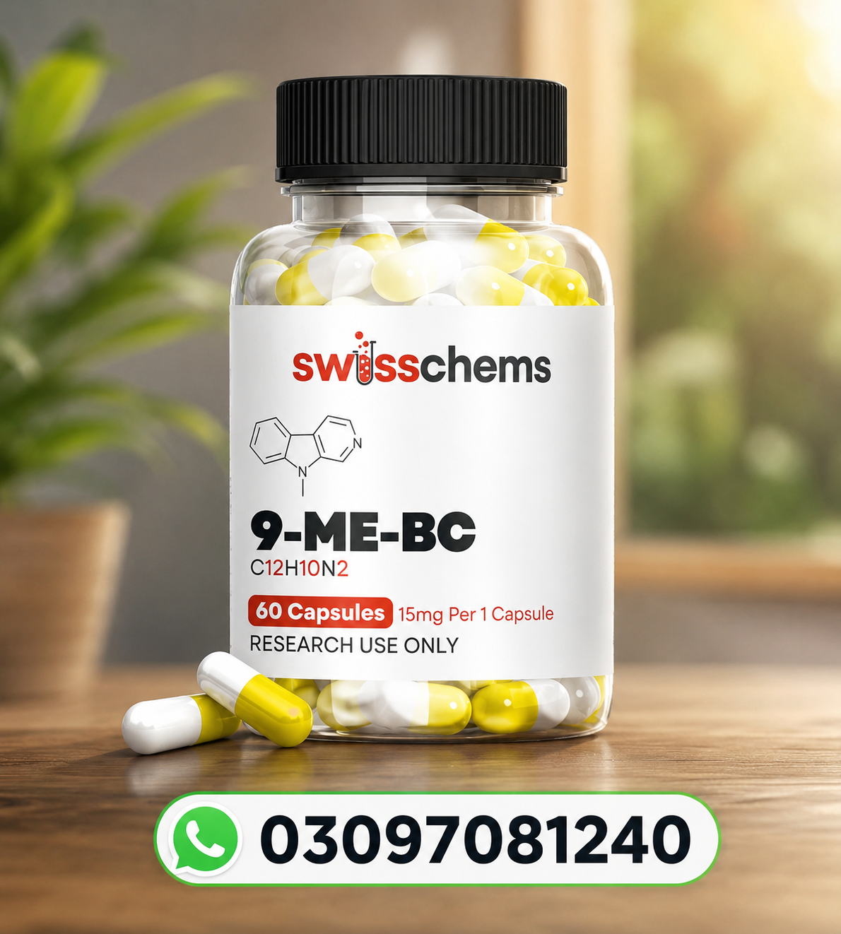 Me-BC (9mbc) 15mg 60 Capsules Price in Pakistan DVAGOSHOP Order On whattapp 