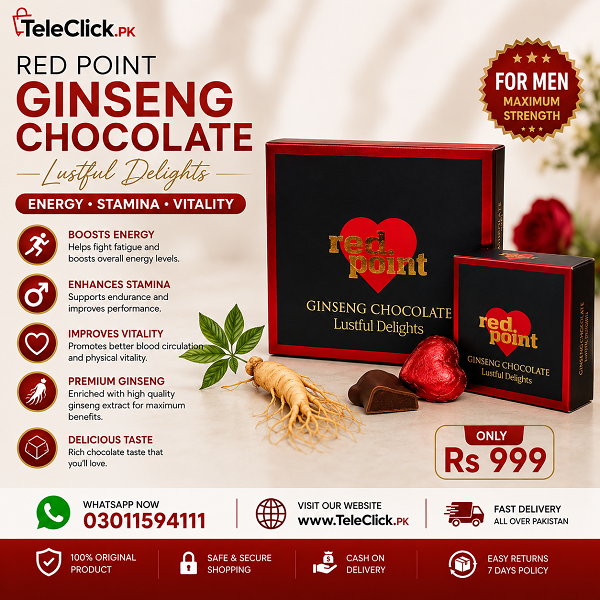 Red Point Ginseng Chocolate In Pakistan – Buy Online from TeleClick.pk
