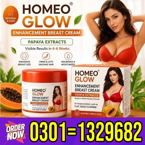 Homeo Enhancement Breast Cream PAPAYA EXTRACTS HOMEO GLOW ENHANCEMENT BREAST CREAM
