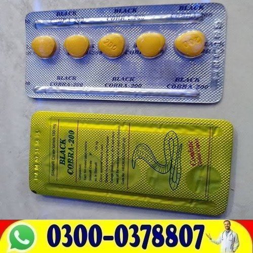 Best Quality Original Black Cobra 200 Tablets in Hyderabad 