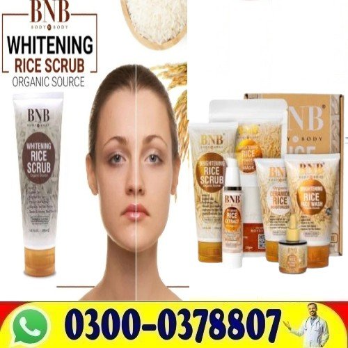 Best Quality BNB Whitening Rice Scrub For Online In Peshawar Order Me