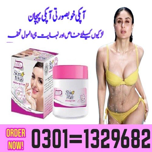 The product packaging shown features a convenient cream jar with a pink lid and matching carton,