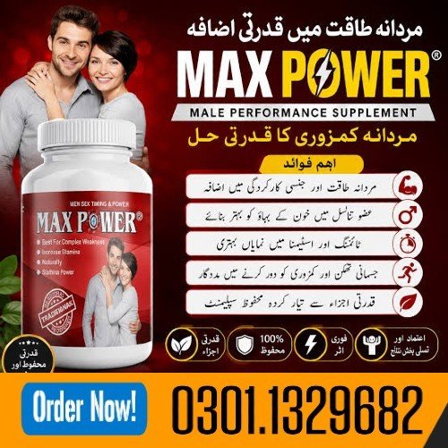 Natural Formula Max Power Capsule For Men 60 Male Enhancement Supplements