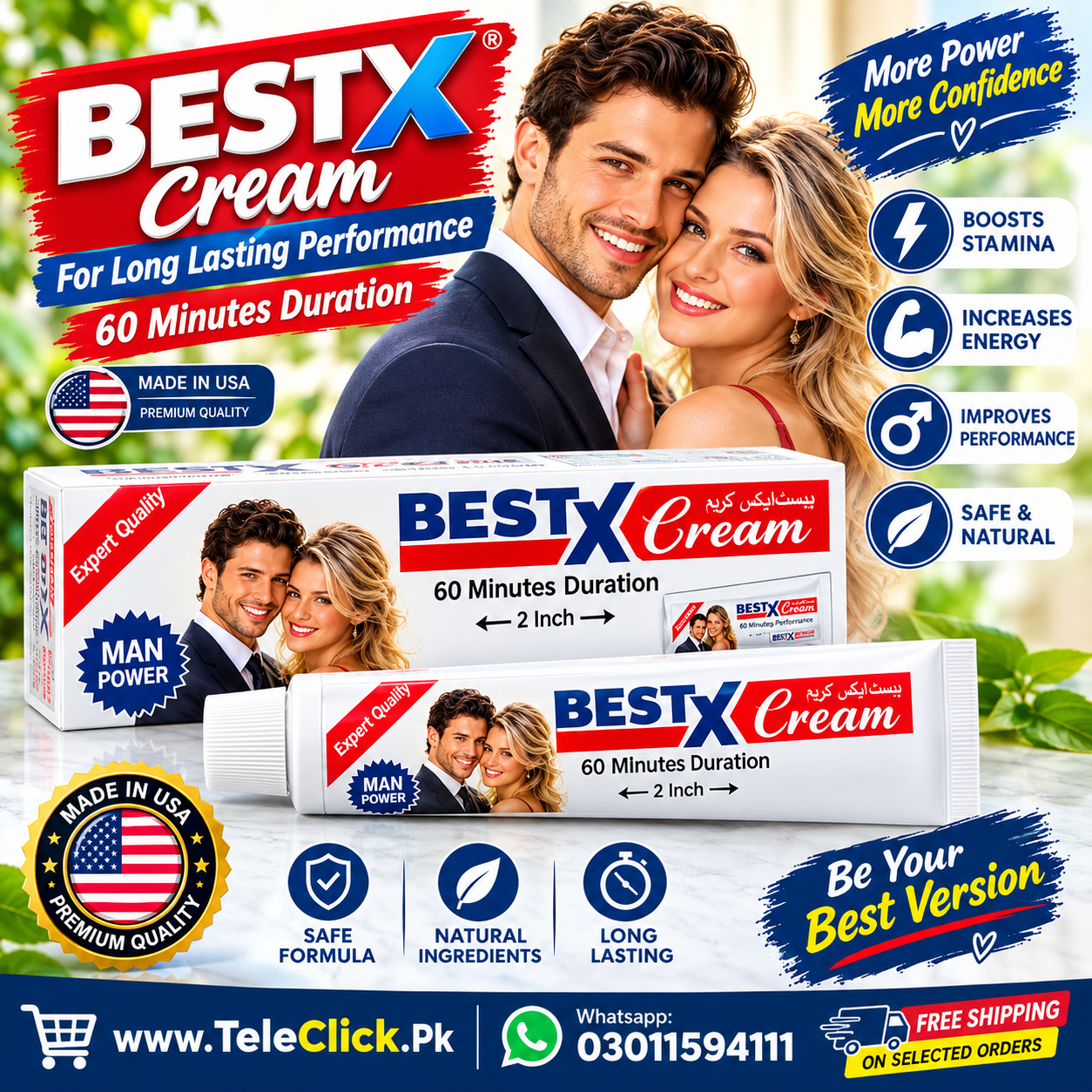 Best X Timing Cream In Pakistan - 0301-1594111 | TeleClick.Pk