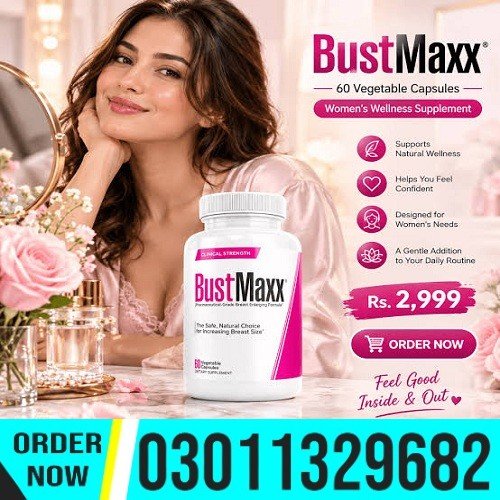 BustMaxx Original Formula – Natural and Safe Breast Enhancement (60 Capsules)