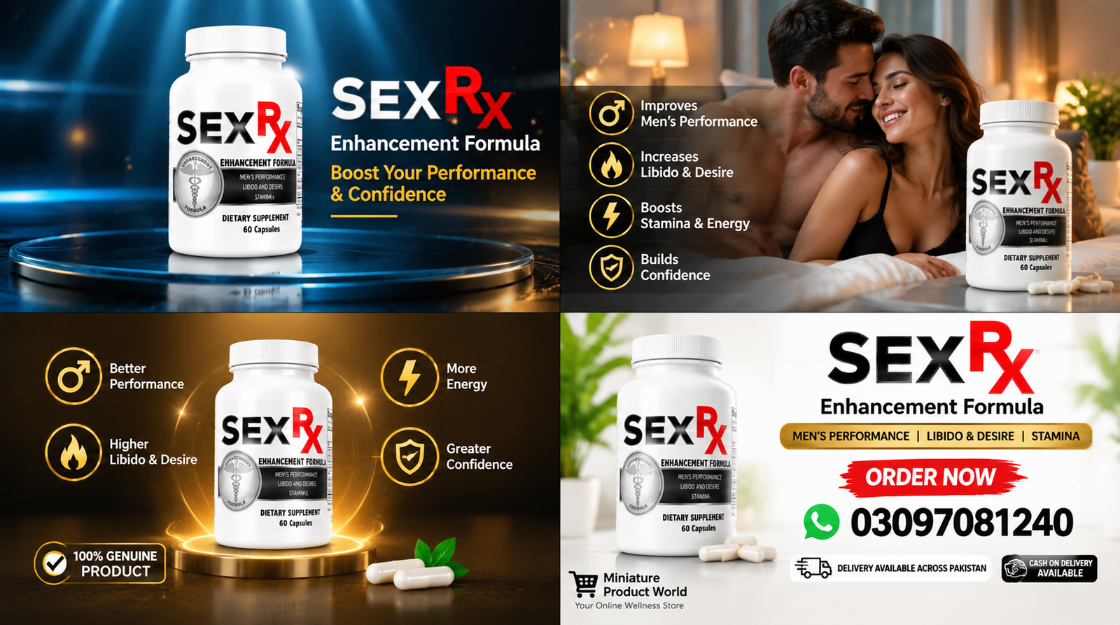 Sex RX - Male Enhancement Pills for Fast Growth- Enlargement  Made for Men in Pakistan