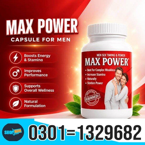 Max Power Capsule in Lahore helps erectile issues, serves to execute, increment endurance, and expan