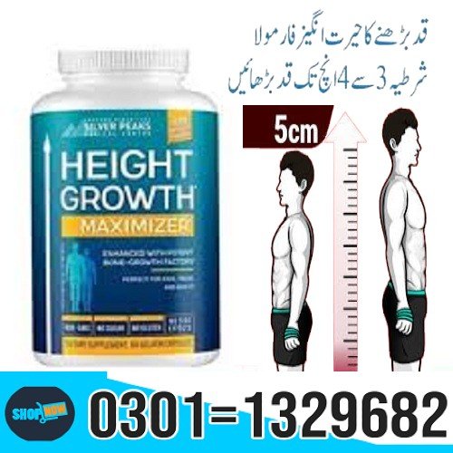 SILVER PEAKS Height Growth Maximizer is a potent herbal supplement that helps you to grow taller.
