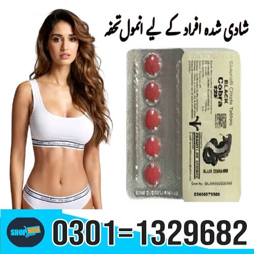 Original Black Cobra Tablets in Pakistan help in achieving stronger and longer-lasting erections for