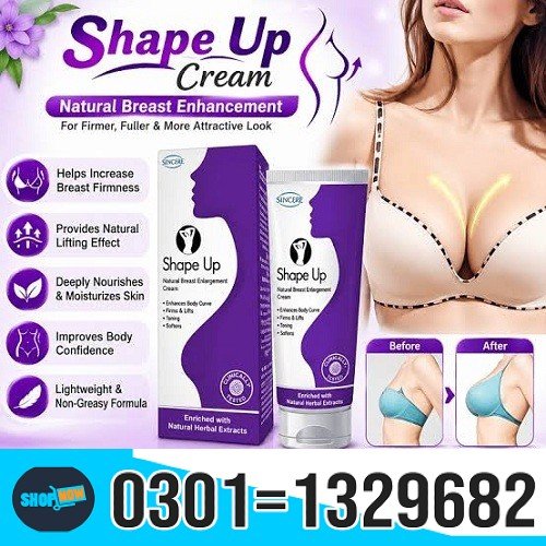 Shape Up Natural Breast Enlargement Cream 125 Ml Pack In Pakistan | 0301-1329682