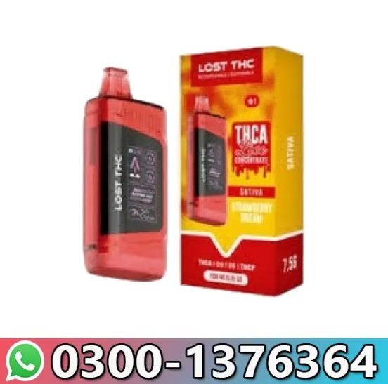 LOST THC V3 THCA Live Concentrate Disposable 7.5G in Rawalpindi - Buy Now