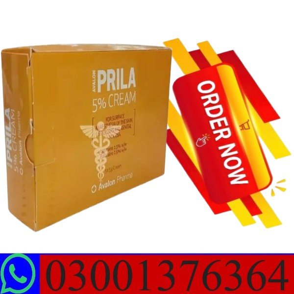 Prila 5% Cream Price in Lahore | Local Anesthetic Cream Pakistan non-greasy formula