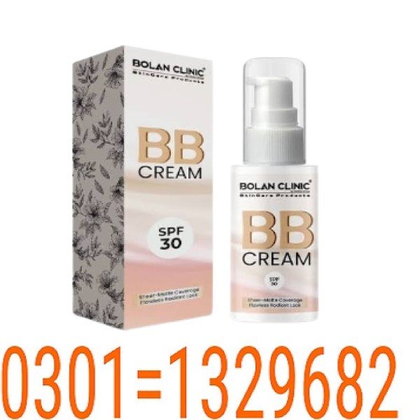 Bolan Clinic BB Cream SPF 30 is a lightweight, tinted BB cream designed to combine basic skincare an