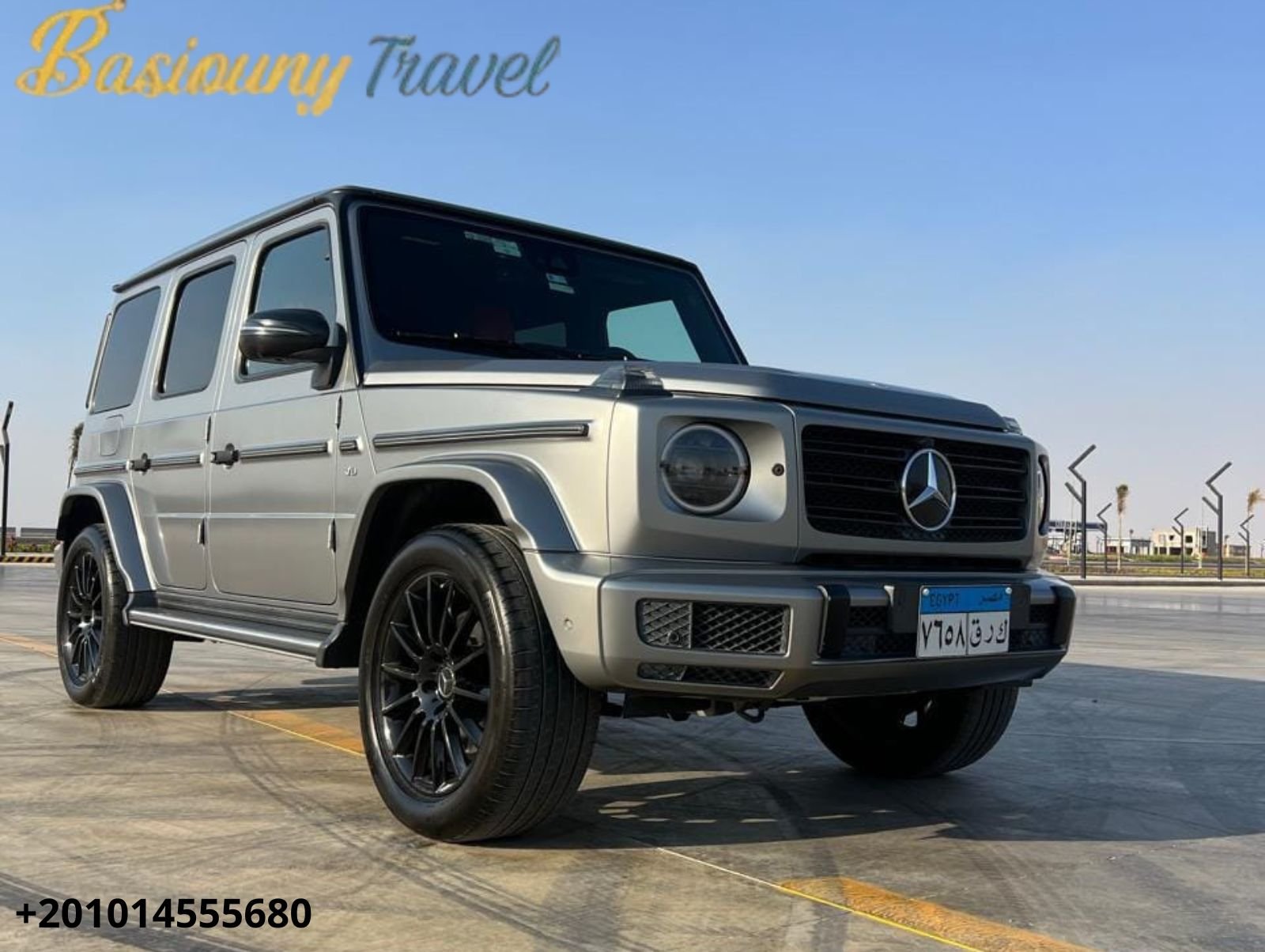 Top Mercedes G63 AMG Flagship Vehicle Hire Cairo Airport to New Capital