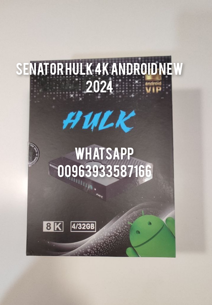 SENATOR HULK 2024, ANDROID HYBRID OTT BOX WITH S2 , FTA 4K/8K