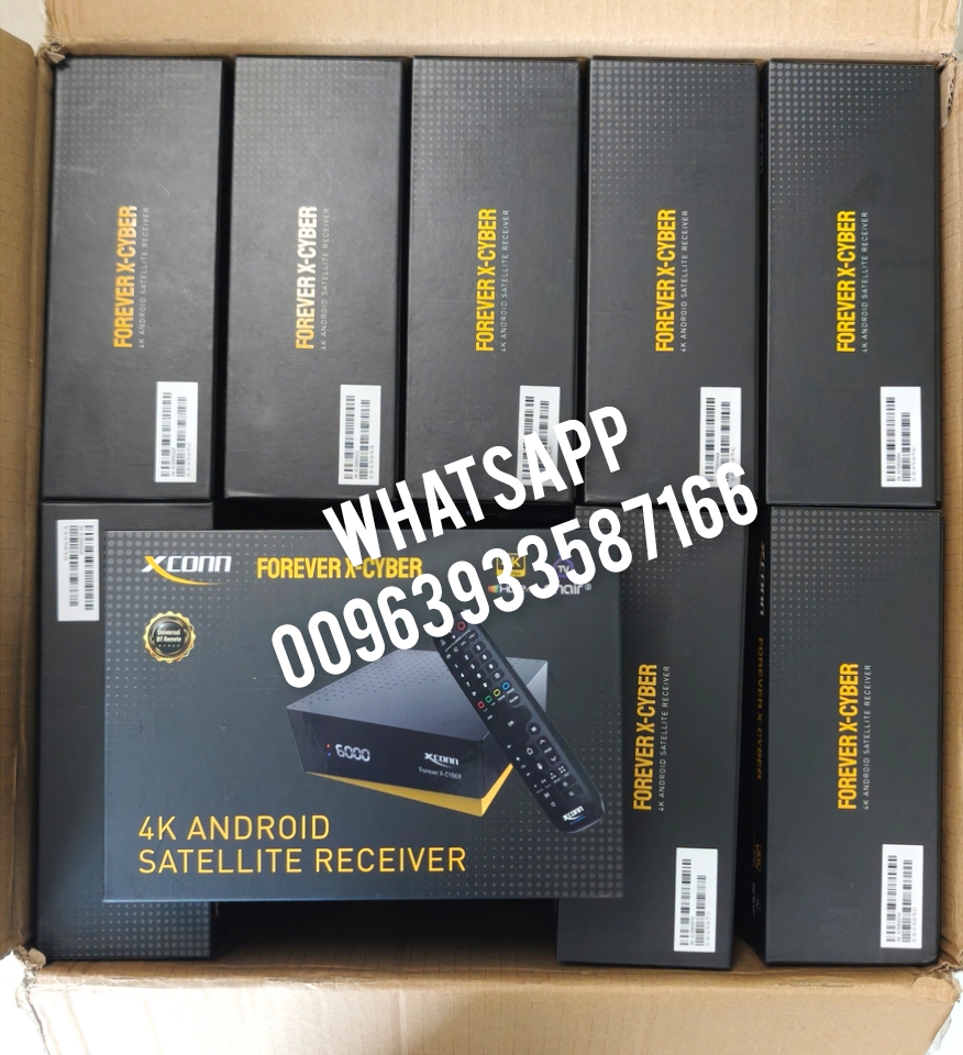 Xconn forever x-cyber 4k Android satellite receiver DVB-S2X Xconn forever x-cyber 4k Android satelli
