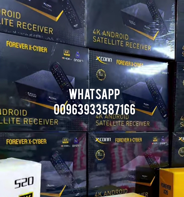 Xconn forever x-cyber 4k Android satellite receiver DVB-S2X Xconn forever x-cyber 4k Android satelli